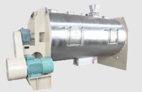 Horizontal ribbon mixer