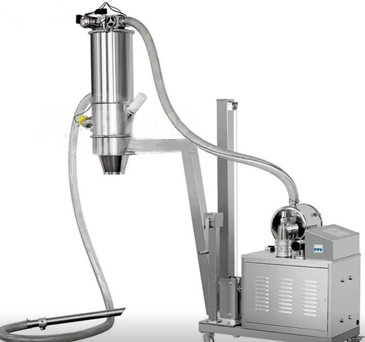 Hand lifting type vacuum feeder