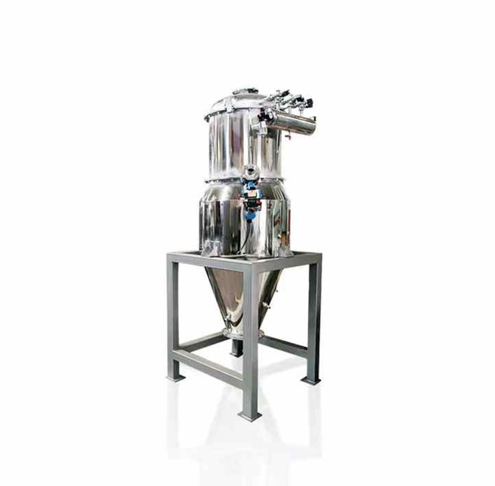 Powder vacuum weighing system