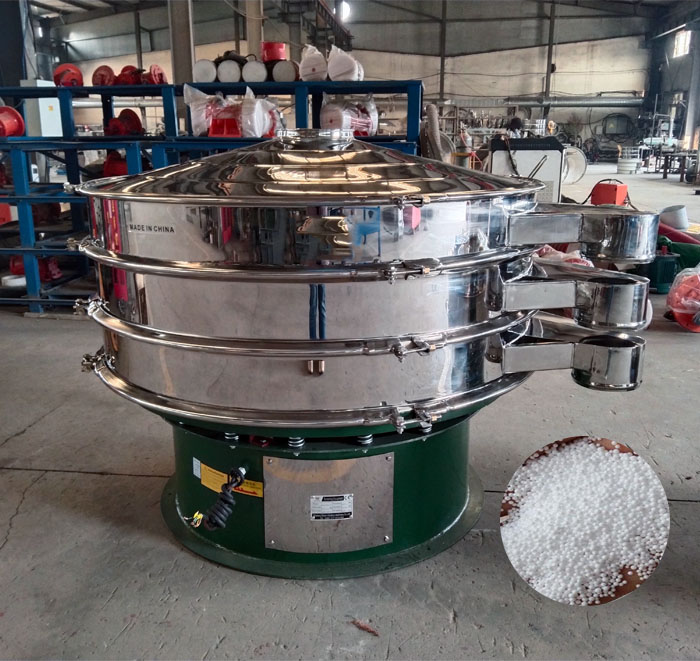 Sieve For Polystyrene Pellets