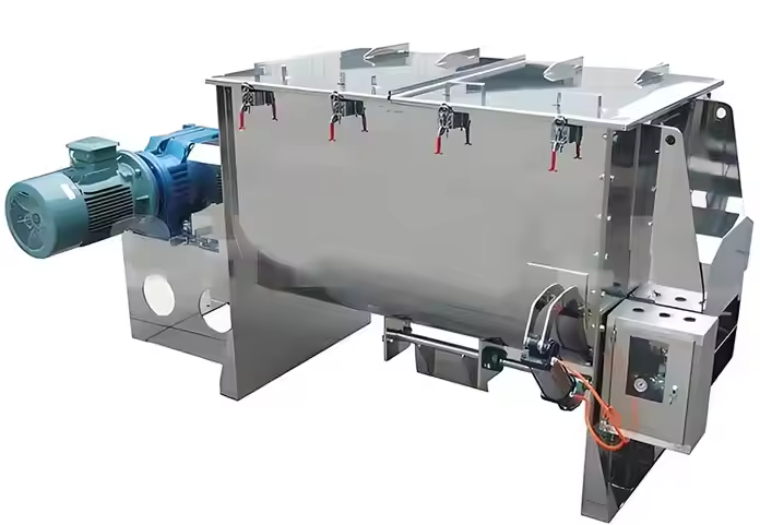 Ribbon dry mortar mixer