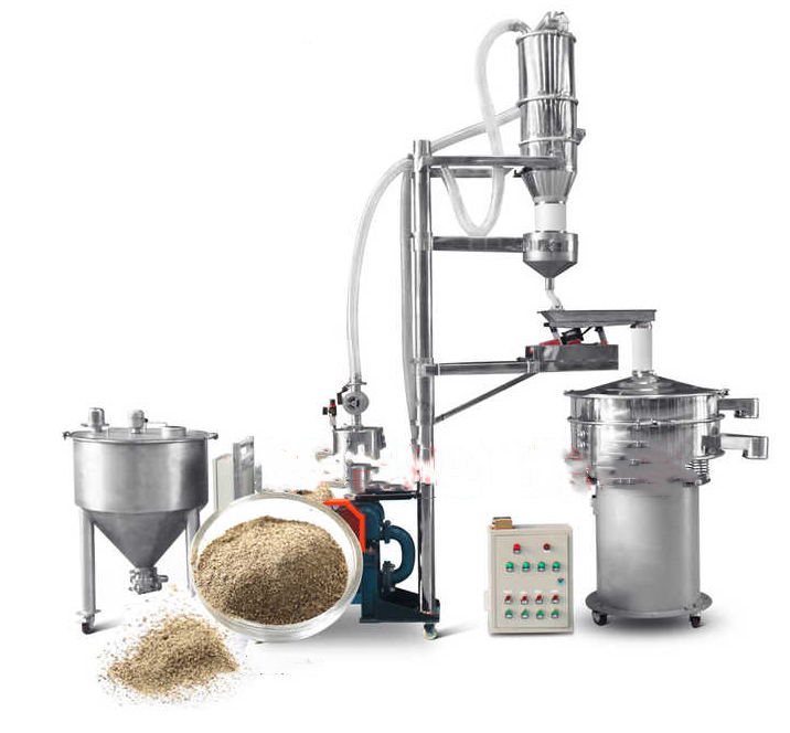 Multi-material vacuum weighing system