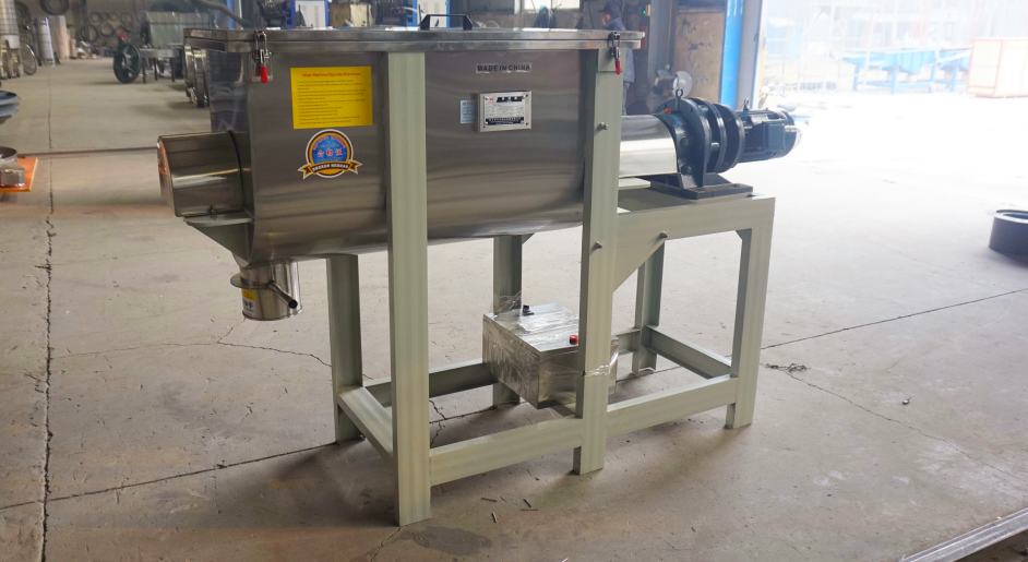 1000L stainless steel ribbon mixer for milk powder raw materials