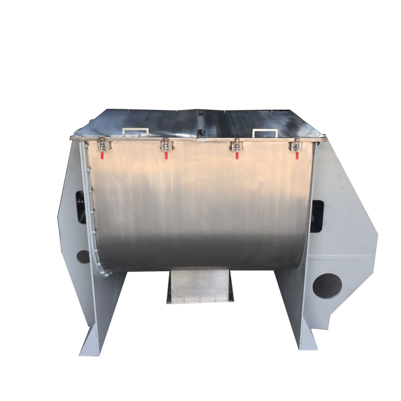 Horizontal ribbon mixer