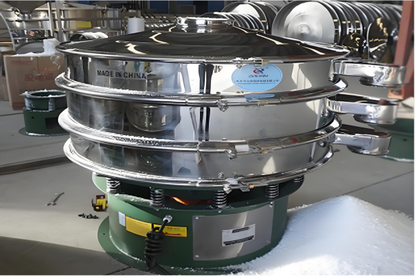 Salt Classifying with Vibro Sifter