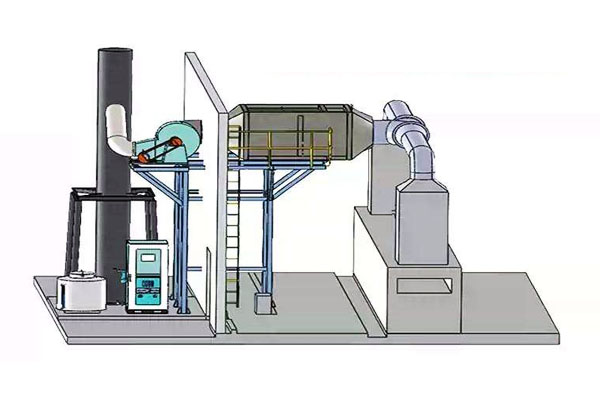 high concentration Nox Flue Waste Gas Treatment Equipment System