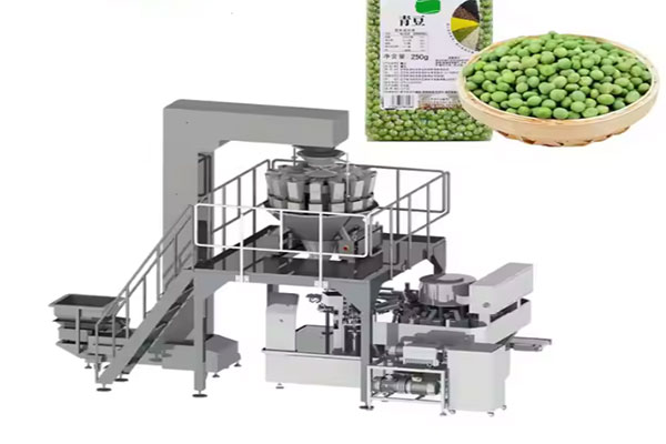 Combined Weighing And Packaging Machine With Vacuum Feeder