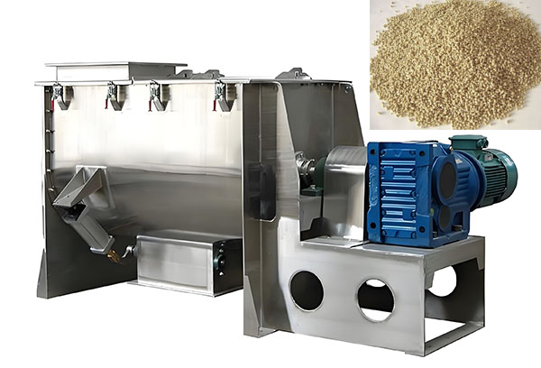 Feed single shaft horizontal mixer