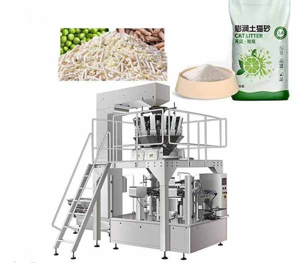 automatic vacuum cat litter packaging machine