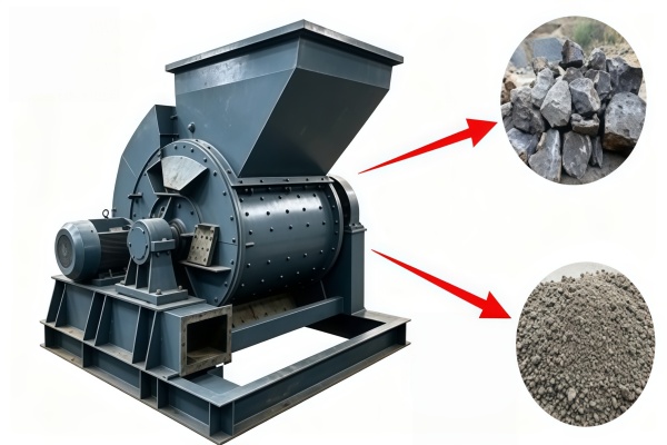 Chrome ore impact mill for foundry sand mix
