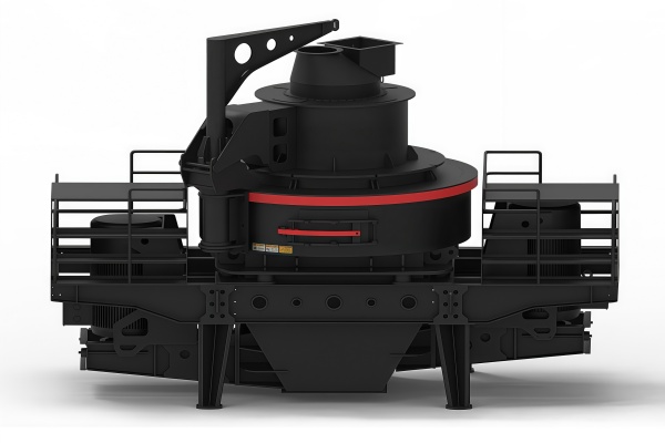Quartz sand vertical impact crusher for glass batch