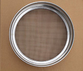 Woven mesh test sieve